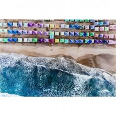 Picture Glass The Beach 100x150cm